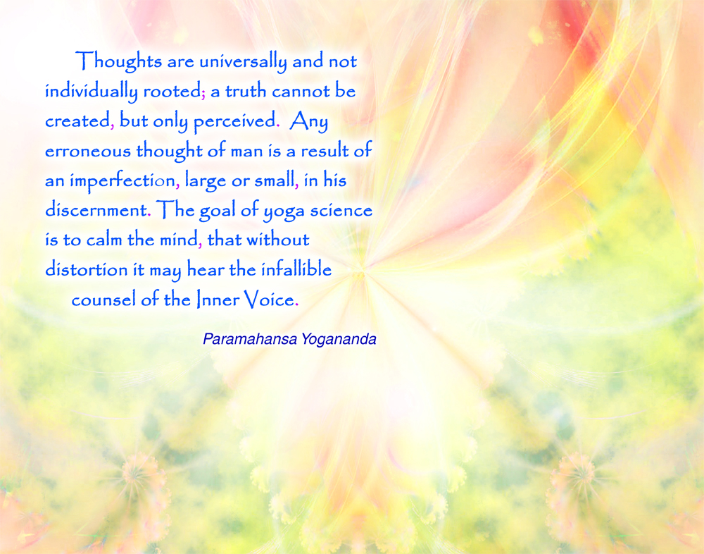 Yogananda thoughts wallpaper